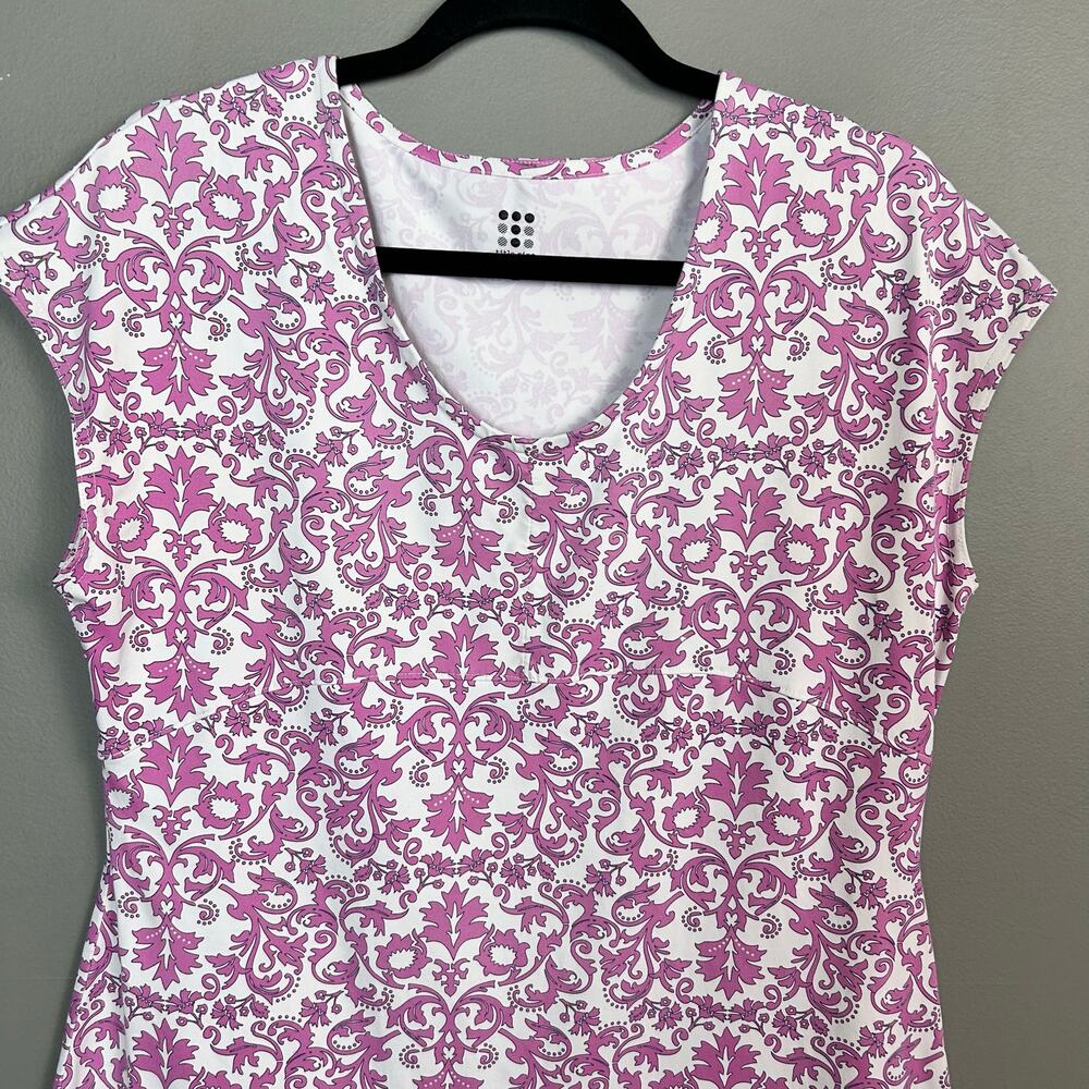 Title Nine dress Large‎ athletic sporty scroll pink tennis pickleball floral